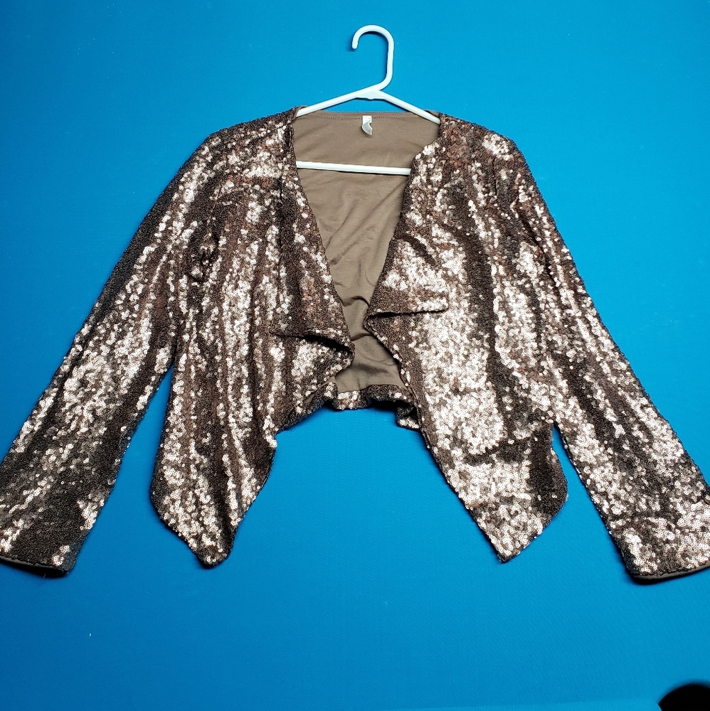 PinkBlush Sequin Blazer